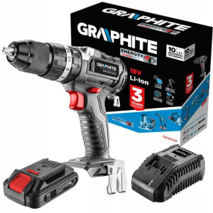 Graphite Wiertarko Wkrętarka 18v Bezszczotkowa 2ah