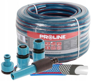 Proline Wąż Ogrodowy 1/2'' 30m Złączki Zraszacz