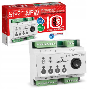 Listwa Sterująca Siłownikami 4 Stref Diamond St-21