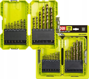 Ryobi Rak19hss2 Zestaw Wierteł Do Metalu 19szt