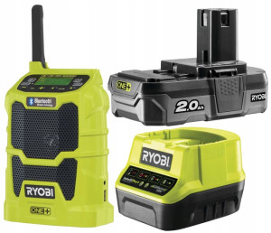 Akumulatorowe Radio Bluetooth R18r 18v Ryobi +2ah