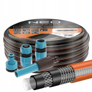 Neo Wąż Ogrodowy 6-warstw 30bar 3/4'' 30m +złączki
