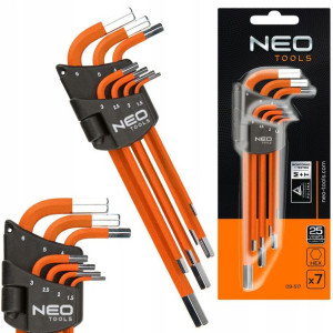 Klucze Sześciokątne 1.5-6 Mm Zestaw Neo Imbusy