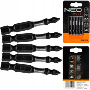 Bity Udarowe S2 50mm Pz1 5 Szt. Neo Tools 09-578