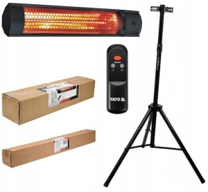 Yato Promiennik Podczerwieni 2000w Pilotem +statyw