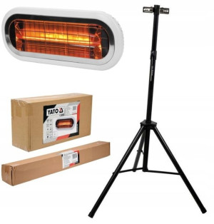 Yato Promiennik Podczerwieni 1500 Low Glare Statyw