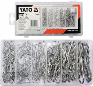 Yato Zestaw Zawleczek Sprężystych 150 Szt Yt-06883