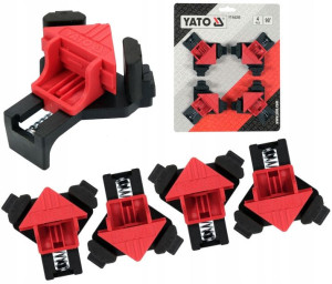 Yato Zestaw Ściski Kątowe Sprężynowe 4 Szt 5-22 Mm