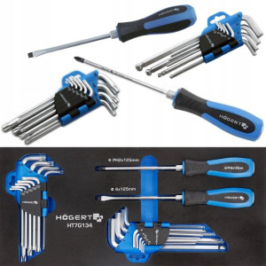 Hogert Ht7g134 Wkład Imbusy Torx Wkrętaki Hex 20el