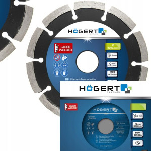 Hogert Ht6d742 Tarcza Diamentowa 125 Mm, Laserowa