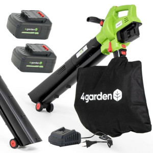 4garden Odkurzacz Akumulatorowy 4ah 40v 2x20v