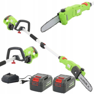 4garden Okrzesywarka Pilarka Teleskopowa 40v 2x4ah