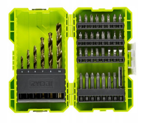 Zestaw Wierteł Hss I Bitów Rak38sdd Bit Ryobi