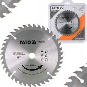 Tarcza Widiowa Do Drewna 170x16 Mm 40 Zębów Yato
