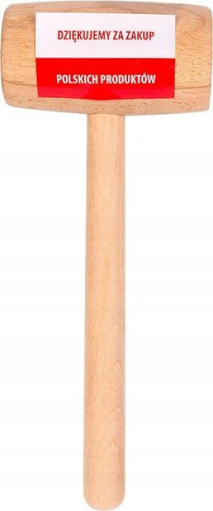 C2444 Okrągły Młotek Blacharski Drewniany 400g