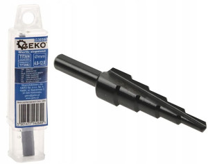Wiertło Stopniowe Stożkowe Tytan 4-12mm Hss 64mm