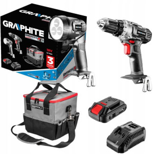 Graphite 58g016 Zestaw Narzędzi 18v Li-ion Energy+