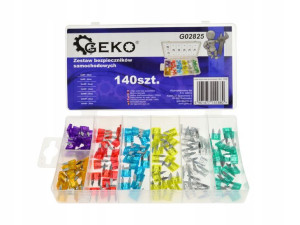 Bezpieczniki Samochodowe Zestaw 140szt Mini 3a-30a
