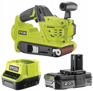 Szlifierka Taśmowa Akumulatorowa Ryobi R18bs +2ah