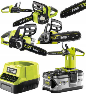Ryobi Ocs1830 Bezszczotkowa Piła Łańcuchowa + 4ah
