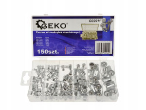 Zestaw Nitonakrętek Aluminiowych M3 - M10 150szt