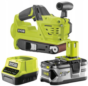 Szlifierka Taśmowa Akumulatorowa Ryobi R18bs +4ah
