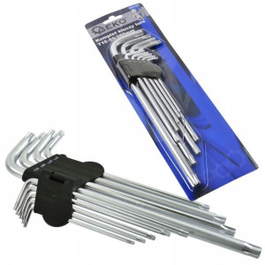 Klucze Torx T15-t55 Z Dziurą 9el Imbus Imbusowe