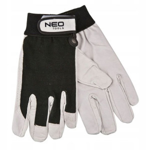 Neo 97-604 Rękawice Robocze Skóra Licowa 8''
