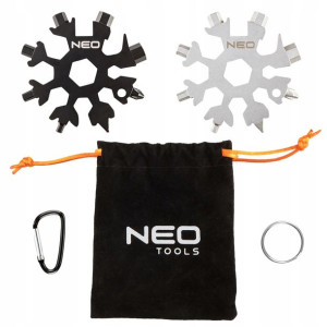 Neo Narzędzie Multitool Płatek Śniegu 19w1 2szt