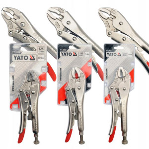 3 Sztuki - Szczypce Morsea 125, 180, 250mm Yato