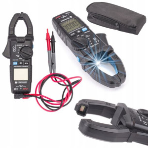 MULTIMETR Miernik CĘGOWY Prądu Cyfrowy RCD 600A