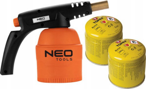 Neo Gazowa Lampa Lutownicza Palnik Piezzo +2 Gazy
