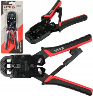 Zaciskarka Zaciskacz Wtyków Yato Rj45rj10 Rj11 3w1