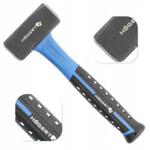 Hogert Ht3b036 Młotek Brukarski 1kg Trzon Z Włókna