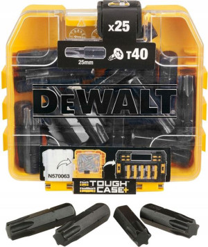Dewalt Zestaw Bitów Udarowych T40 Torx Impact 25pc