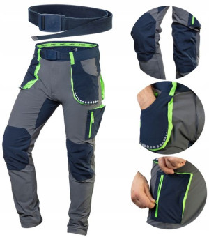 SPODNIE ROBOCZE PREMIUM 4 way stretch NEO XXL
