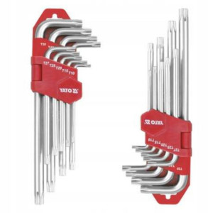 Klucze Imbusowe Torx Security Długie 10-50 Yt-0512