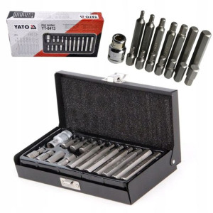 KOMPLET KLUCZY IMBUS Imbusowych 15szt YATO HEX BIT