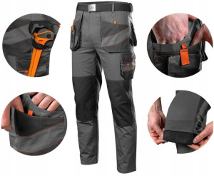 Neo Spodnie Robocze Do Pasa 100% Bawełna 3xl Pasek