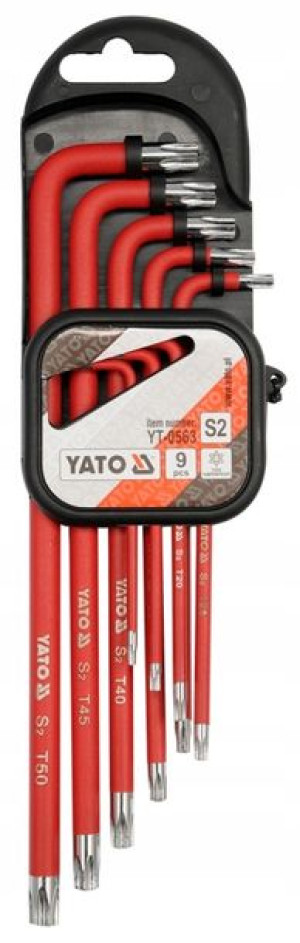 Yato Zestaw Klucz Trzpieniowych Torx W Osłonie 9sz
