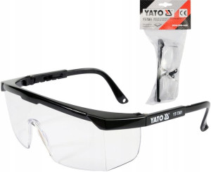 Okulary Ochronne Przeciwodpryskowe Gogle Bhp Yato