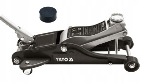 Podnośnik Niskoprofilowy Żaba Yato Yt-1720 2t+guma