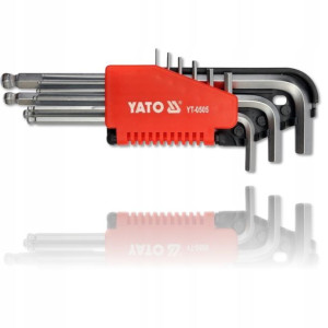 Yato Klucze Imbusowe Hex 1,5-10 9elementów Yt-0505