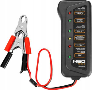 Tester Akumulatorów I Ładowania 12v Led 11-986 Neo