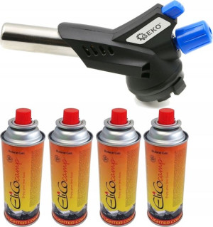 Palnik Gazowy Lutownica Lutlampa Turbo 360 +4 Gaz