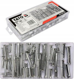 Yato Yt-06786 Zestaw Sworzni Z Łbem I Otworem 60sz