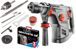 Graphite 58g858 Młot Udarowy Sds+ 900w Walizka