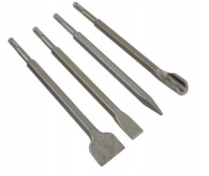 Dłuta Do Betonu 4szt Zestaw Sds Plus 14x250mm Geko
