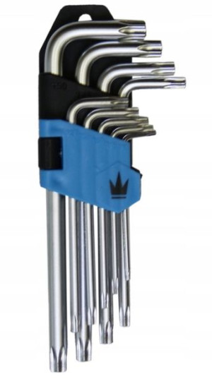 Komplet Klucz Kluczy Trzpieniowych Torx 9 Sztuk