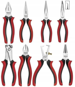 ZESTAW SZCZYPIEC szczypce 200 mm 8 sztuk YATO DIN